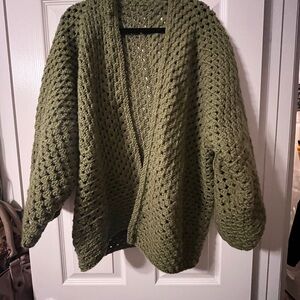 Cozy Olive Green Women's Sweater